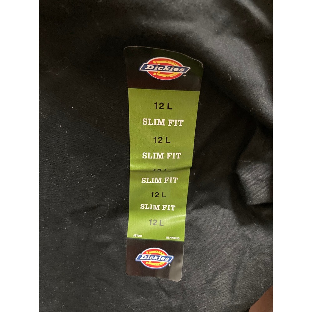 Dickies Women Black Pants Flex Twill Slim Fit 12L Bootcut - Picture 9 of 11